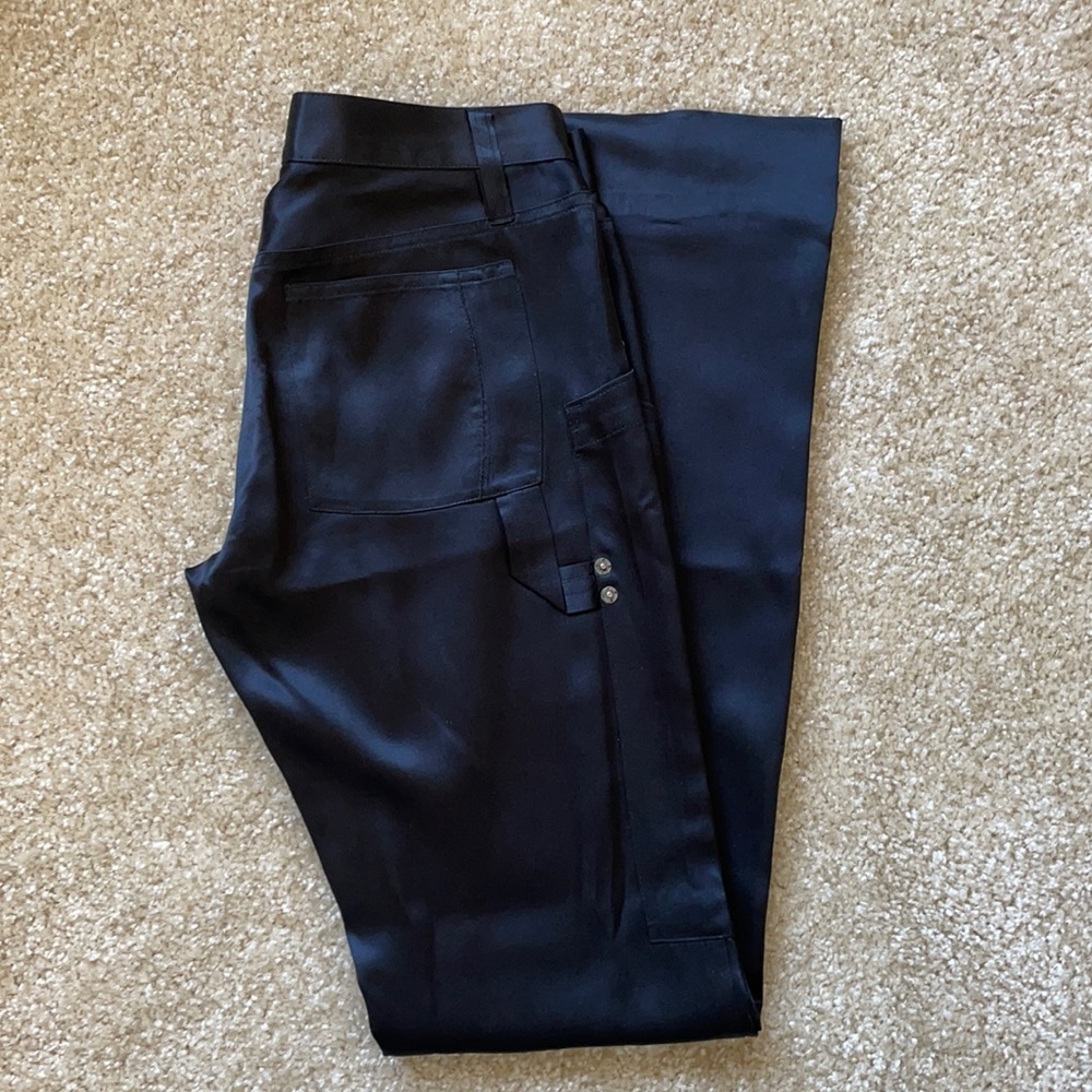Satin Cargo Pant